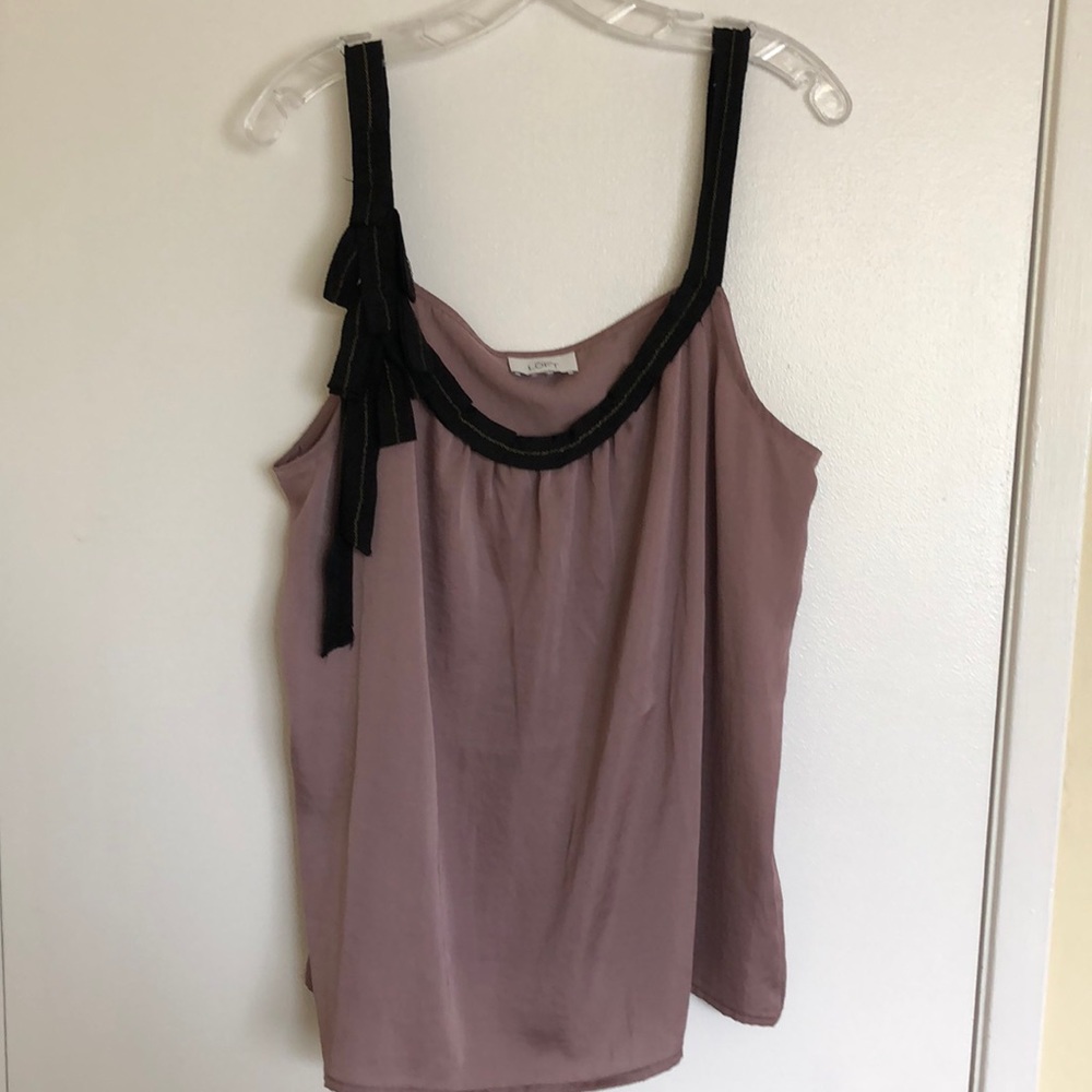 LOFT•Silky Mauve Tank Top